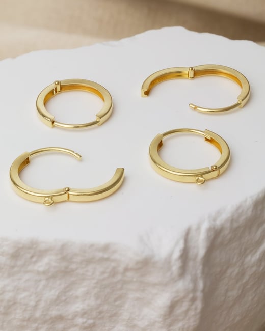 gold filled hoops