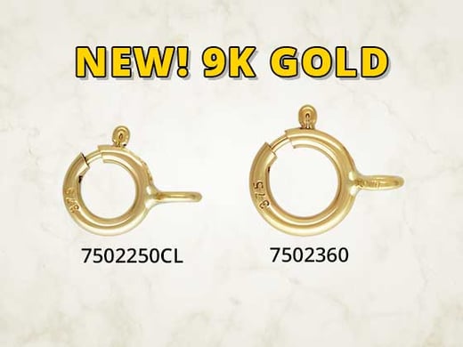 9K Spring Ring Clasps